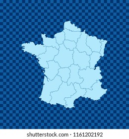 map of France
