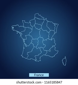 map of France