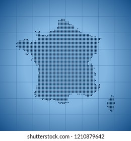 map of France