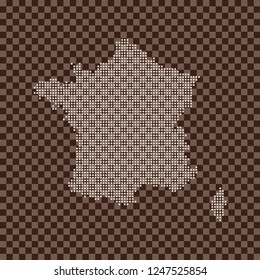 map of France