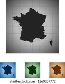 map of France