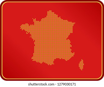 map of France