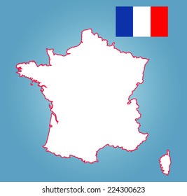 Map of France 