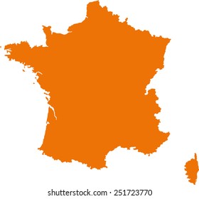map of france