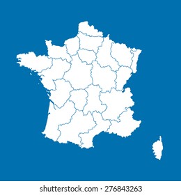 map of France