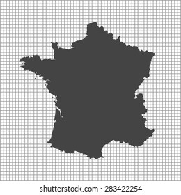 map of France