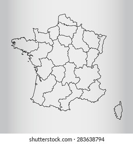map of France