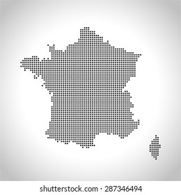 map of France