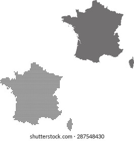 map of France