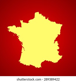 map of France