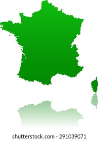 map of France