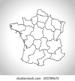 map of France