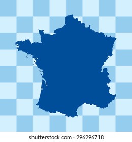 map of France