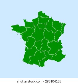 map of France