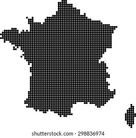 map of France