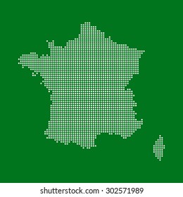 map of France