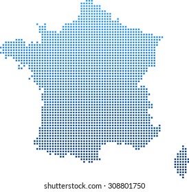 map of France