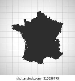 map of France