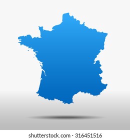 mapa de Francia