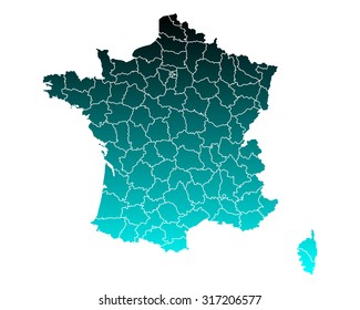 Map of France