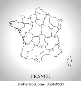 map of France