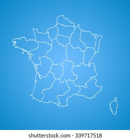 map of France