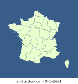 map of France