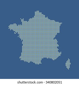 map of France