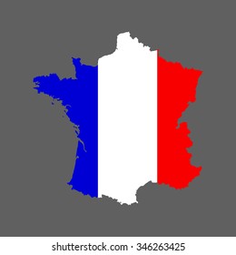 map of France
