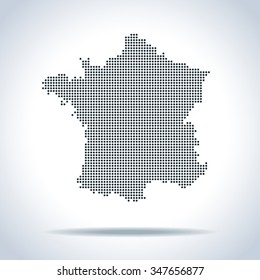 map of France