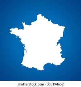 map of France