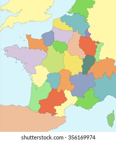 map of france