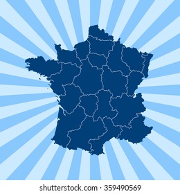 map of France