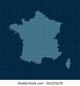 map of France