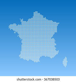 map of France