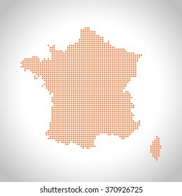 map of France