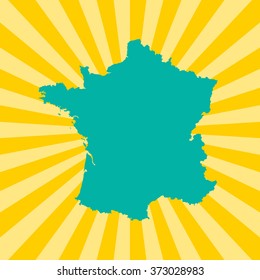 map of France