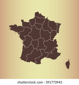 map of France