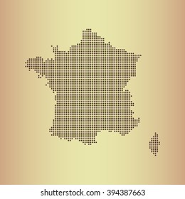 map of France