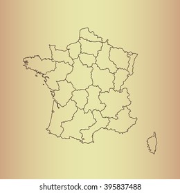 map of France