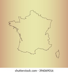 map of France