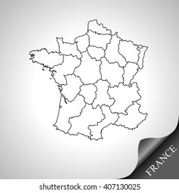 map of France