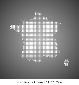 map of France