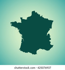 map of France