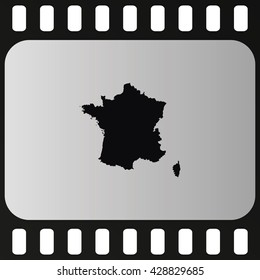 Map of France.