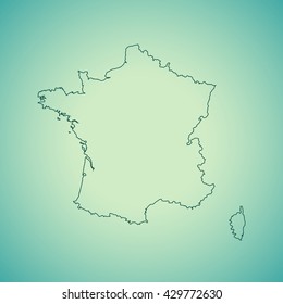 map of France