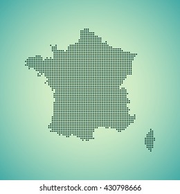 map of France