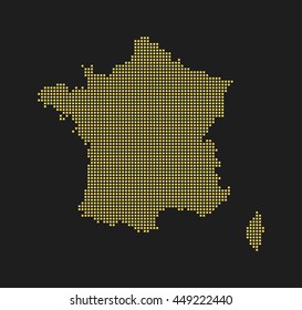 map of France