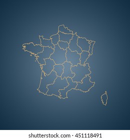 map of France
