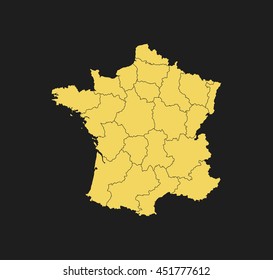 map of France